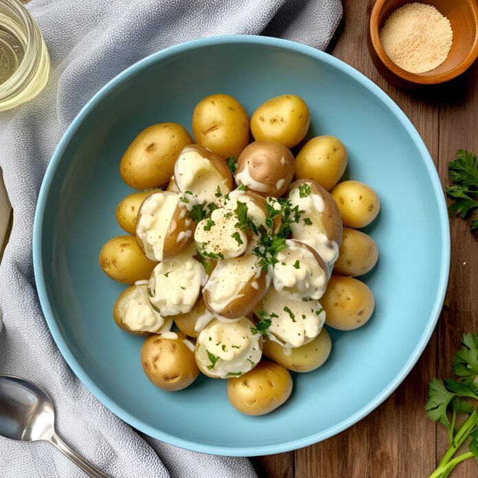 Creamy Baby Potatoes Recipe