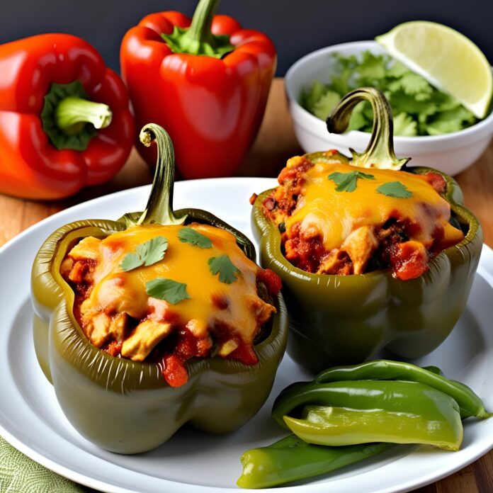 Mexican Chicken Stuffed Peppers Recipe