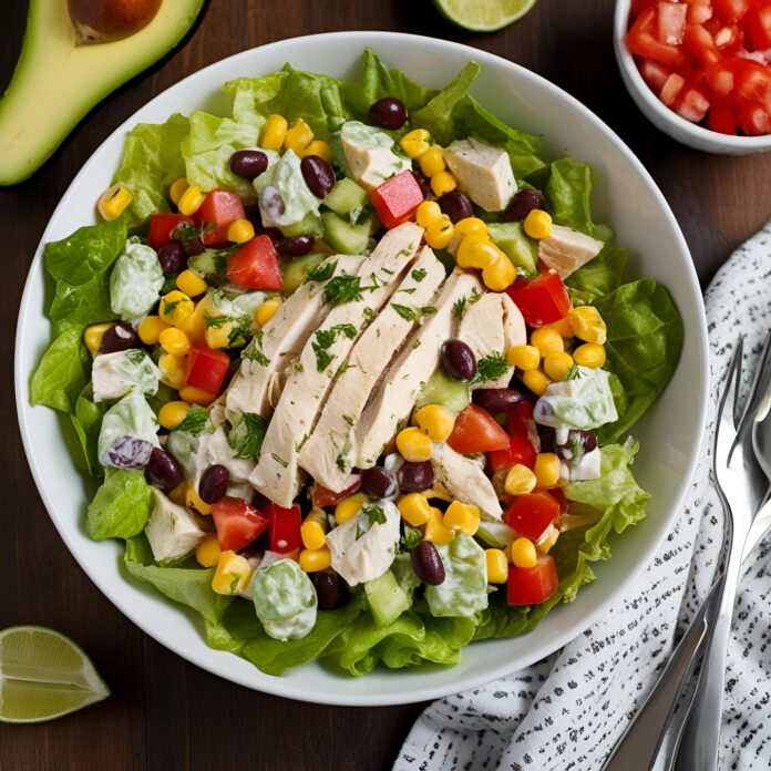 Quick and Easy Southwest Chicken Salad Recipe