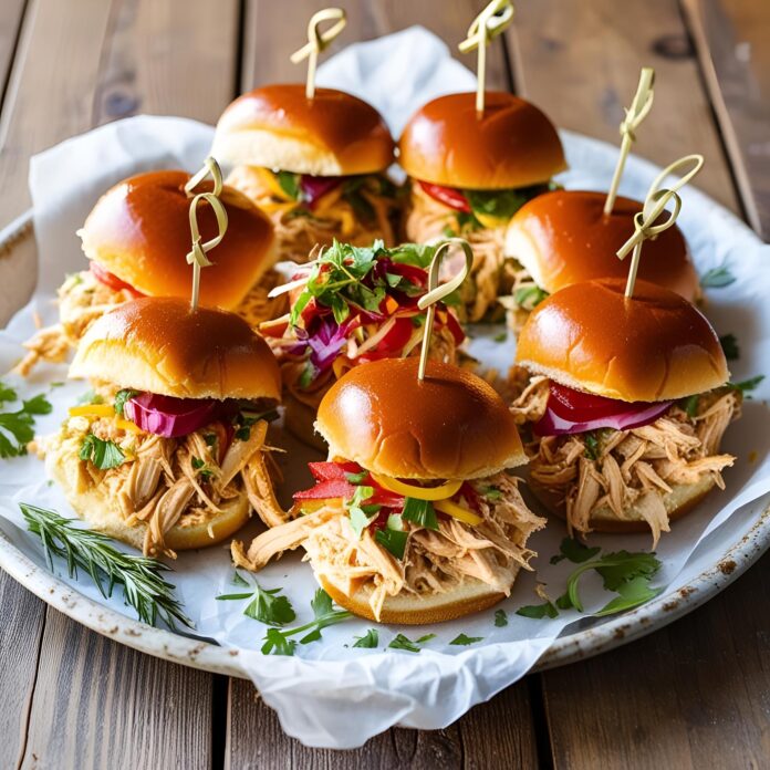 Shredded Chicken Sliders Recipe