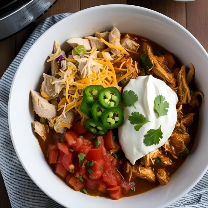 Slow Cooker Chicken Burrito Bowls Recipe