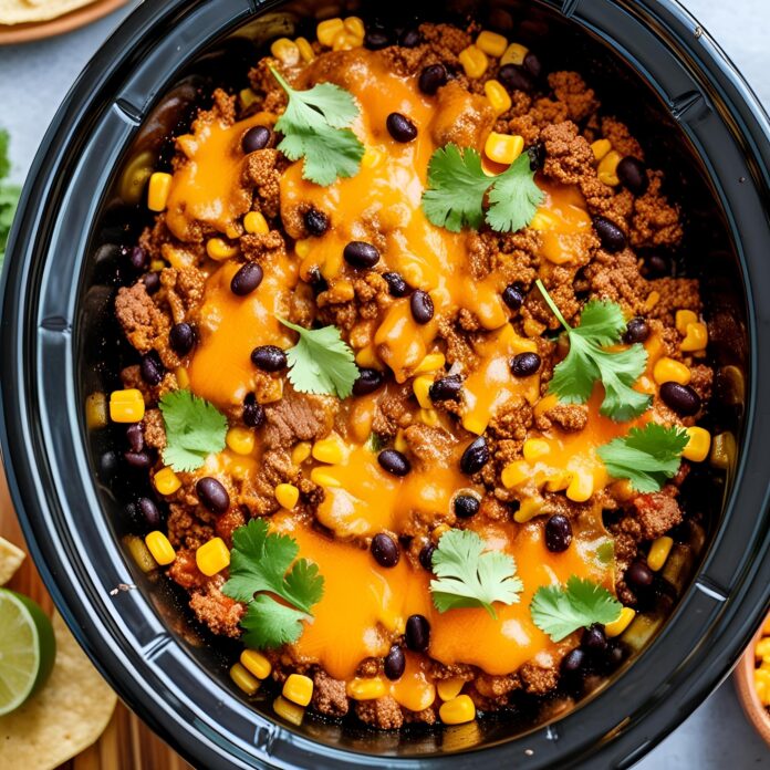 Slow Cooker Taco Casserole Recipe
