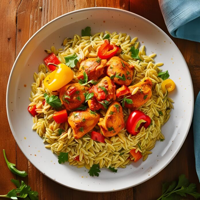 Spicy Cajun Chicken Orzo Recipe