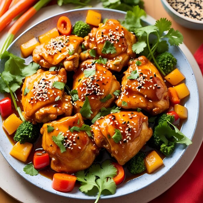 Spicy Honey Garlic Chicken Recipe