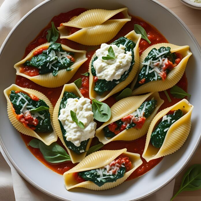 Spinach and Ricotta Stuffed Shells Recipe