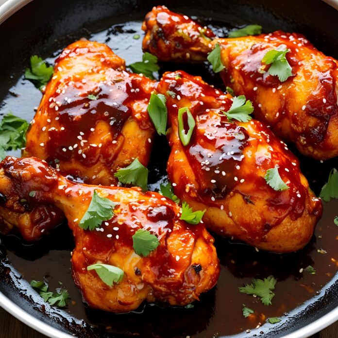 Sweet and Spicy Sticky Chicken Recipe