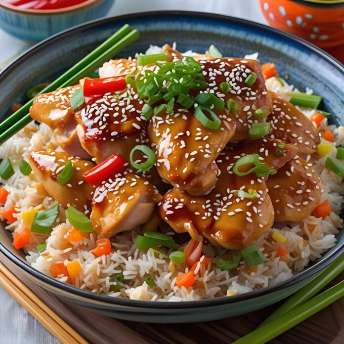 Authentic Hibachi Chicken with Fried Rice Recipe