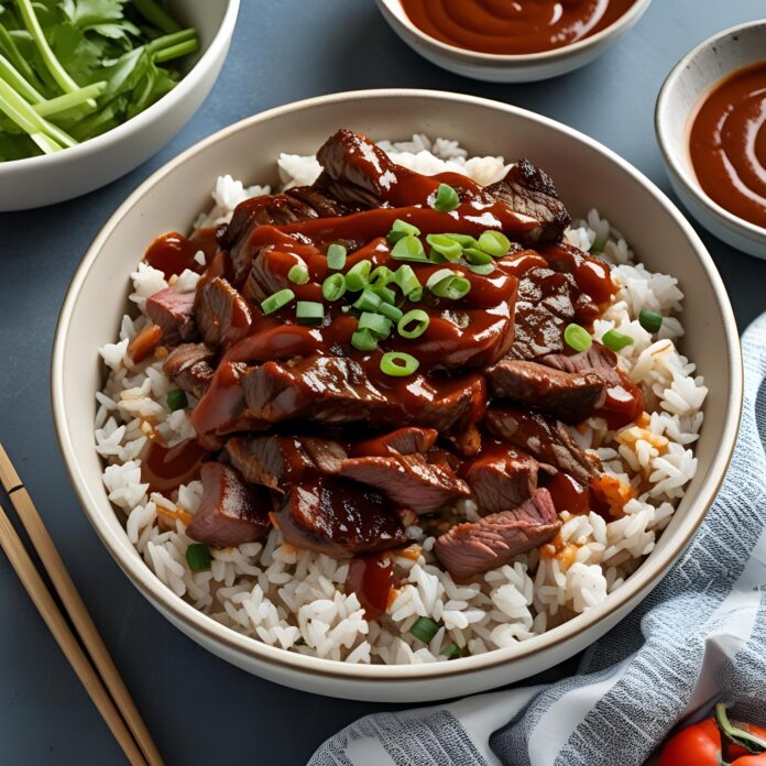 BBQ Steak Rice Bowls Recipe