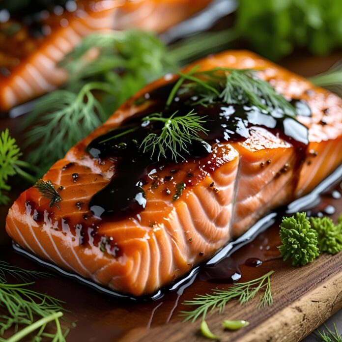 Balsamic Glazed Salmon Recipe
