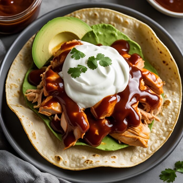 Barbecue Chicken Tostadas Recipe