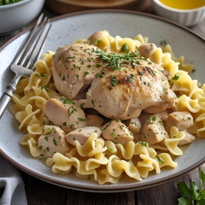 Best Chicken with Buttered Noodles Recipe