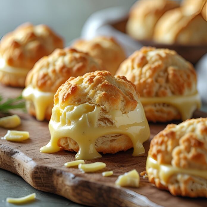 Biscuit Garlic Butter Cheese Bombs Recipe