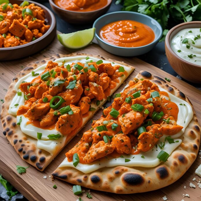 Buffalo Chicken Flatbread Recipe