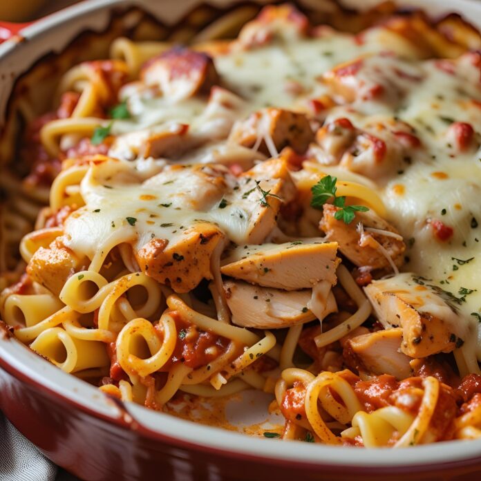 Cajun Chicken Spaghetti Bake Recipe
