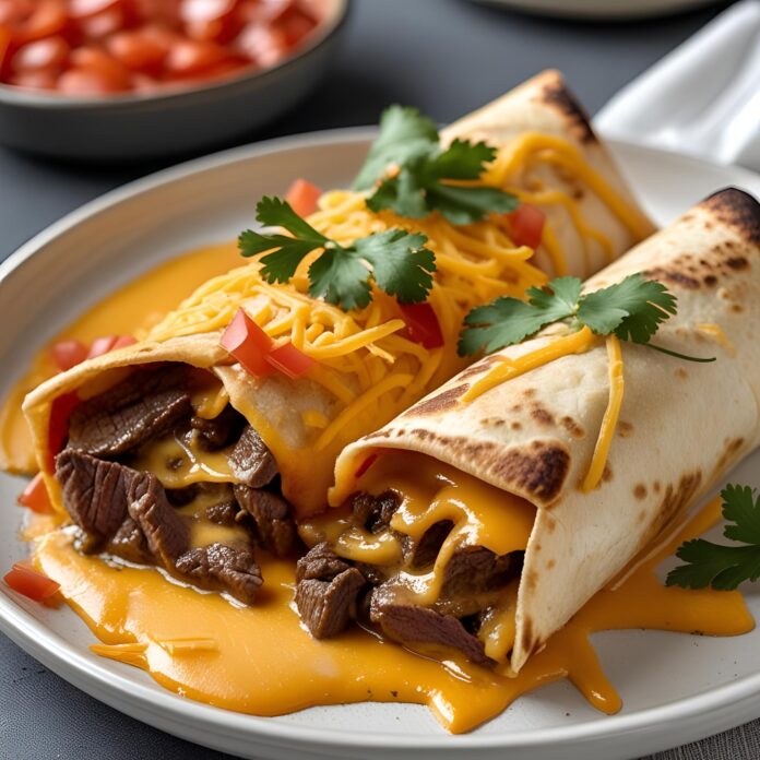 Cheese Steak Chimichangas Recipe