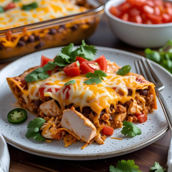 Cheesy Chicken Taco Bake Recipe