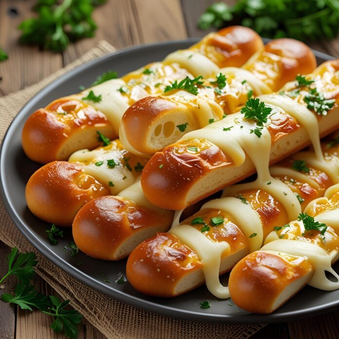 Cheesy Garlic Breadsticks Recipe
