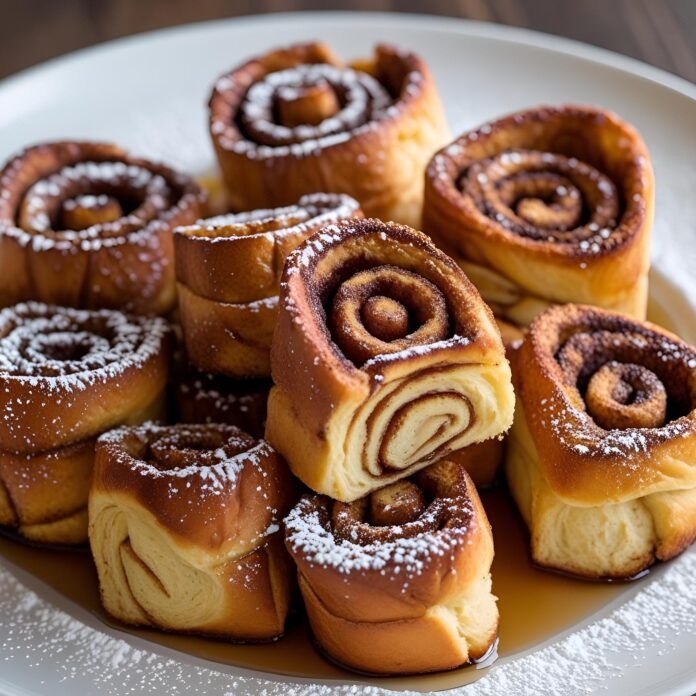 Cinnamon Roll French Toast Bites Recipe