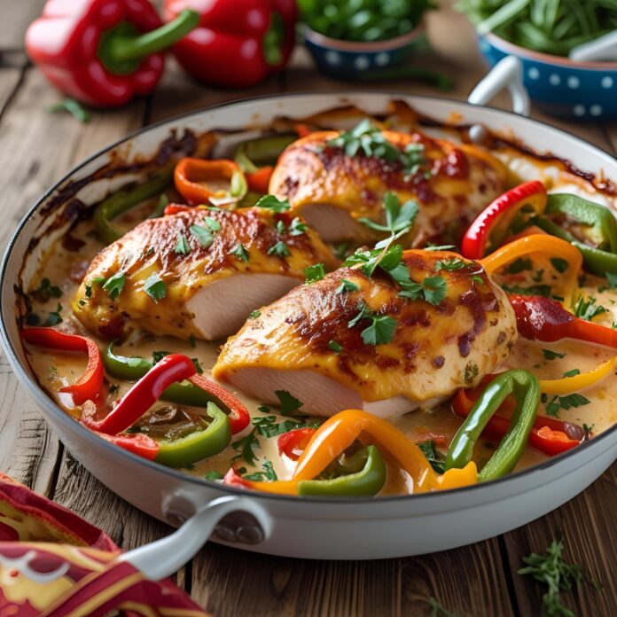 Creamy Baked Fajita Chicken Recipe