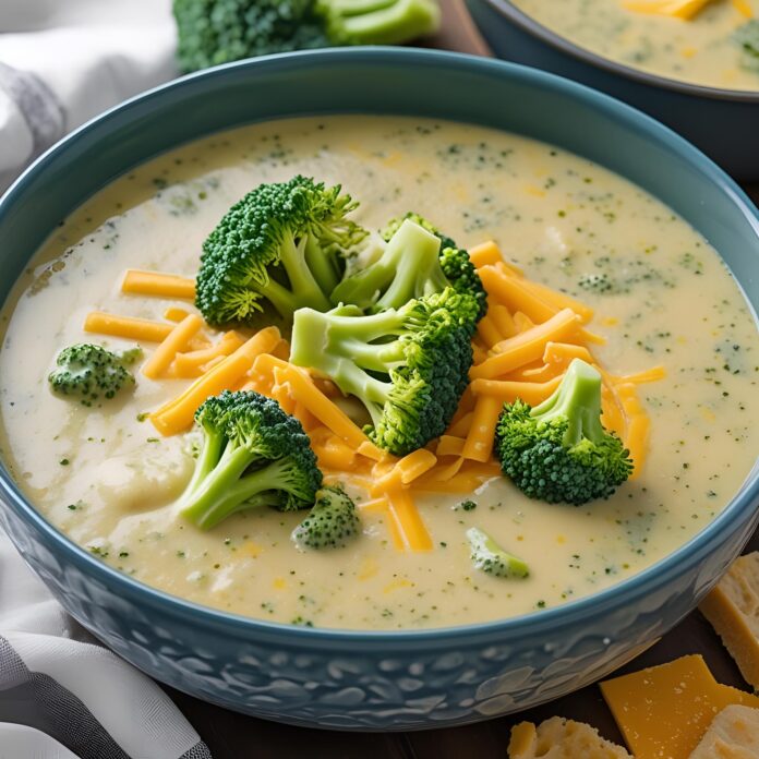 Creamy Broccoli Cheddar Soup Recipe