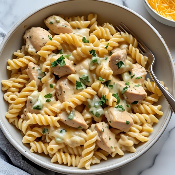 Creamy Cheesy Chicken Pasta Recipe