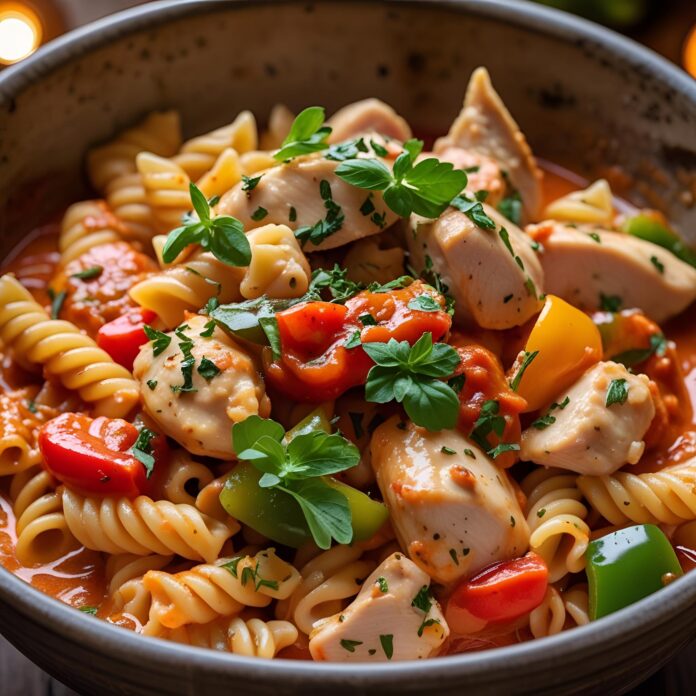 Creamy Tomato Cajun Chicken Pasta Recipe