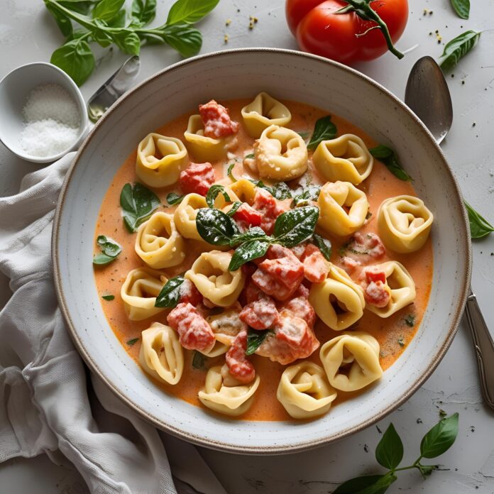 Creamy Tomato Tortellini Recipe