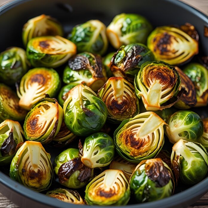 Crispy Air Fryer Brussels Sprouts Recipe