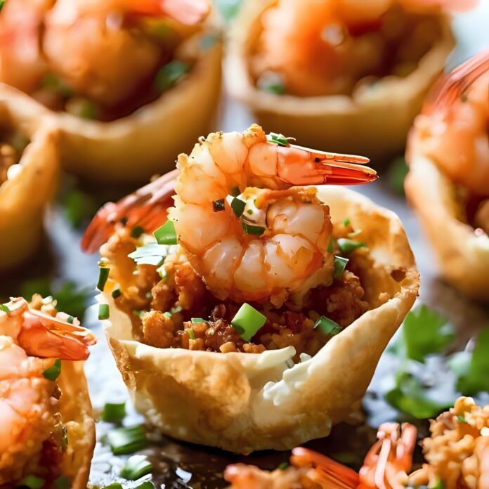 Crispy Cajun Shrimp Cups Recipe