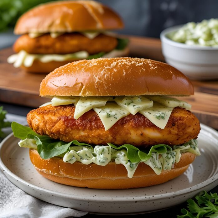 Crispy Chicken Caesar Sandwich Recipe