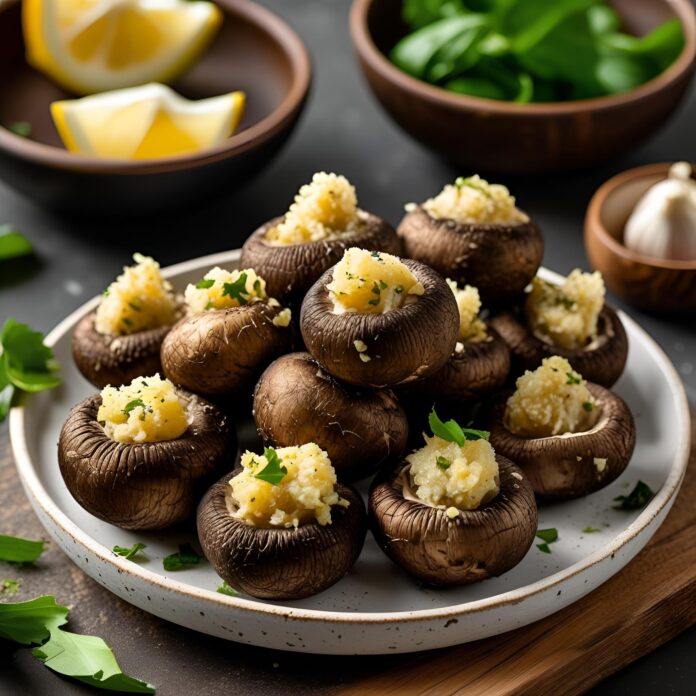 Crispy Garlic Mushroom Bites Recipe