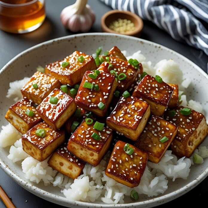 Crispy Honey Garlic Tofu Recipe