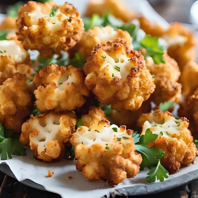 Crispy Parmesan Cauliflower Bites Recipe