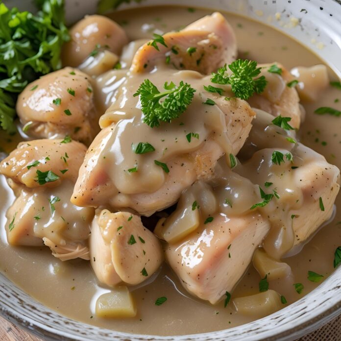 Crock Pot Chicken and Gravy Recipe