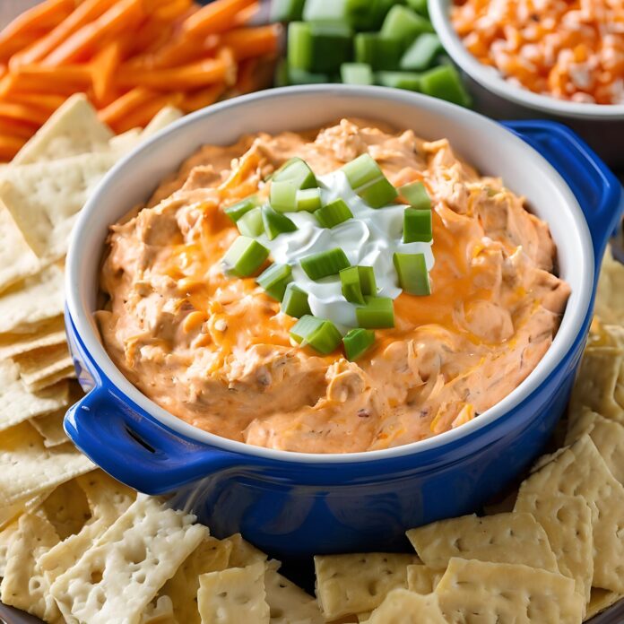 Crockpot Buffalo Chicken Dip Recipe