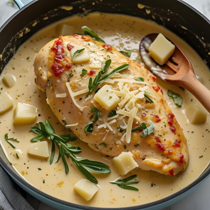 Easy Creamy Garlic Parmesan Chicken Recipe