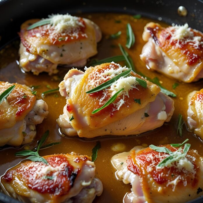 Garlic Parmesan Chicken Thighs Recipe