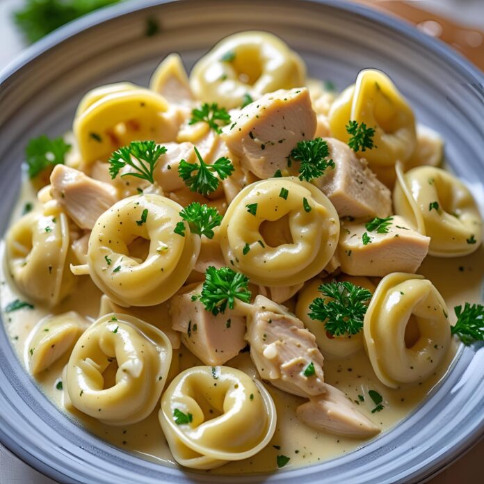 Garlic Parmesan Chicken Tortellini Recipe