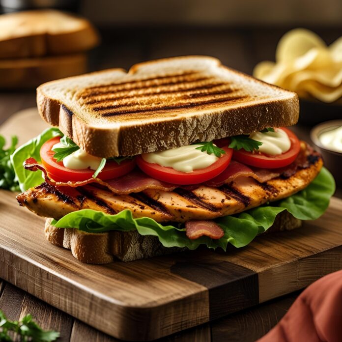 Grilled Chicken Club Sandwich Recipe
