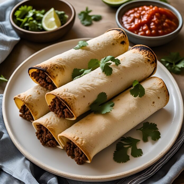 Ground Beef Taquitos Recipe