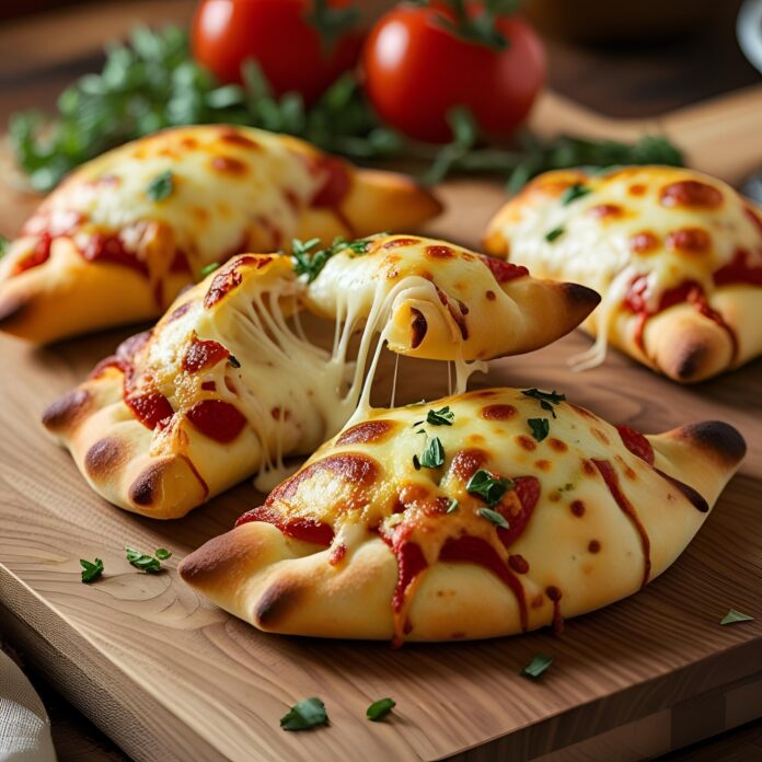 Homemade Cheesy Pizza Pockets Recipe