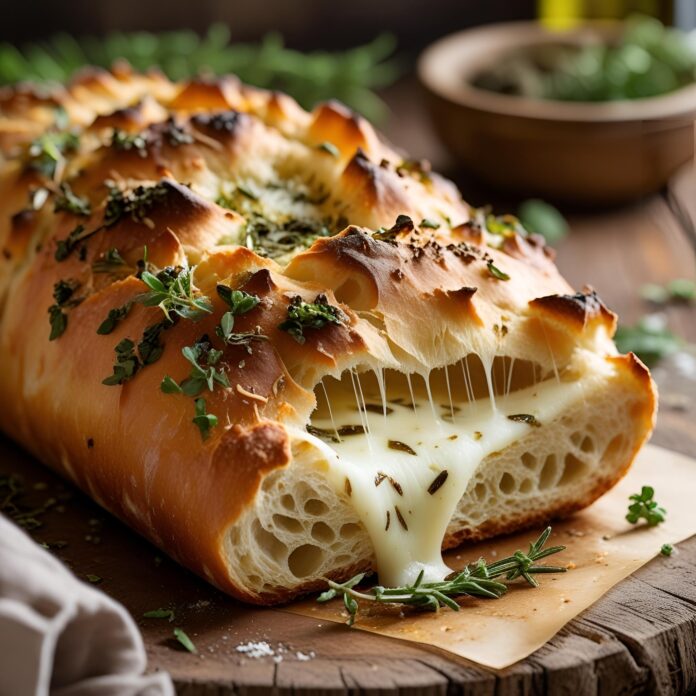 Italian Herbs and Cheese Bread Recipe