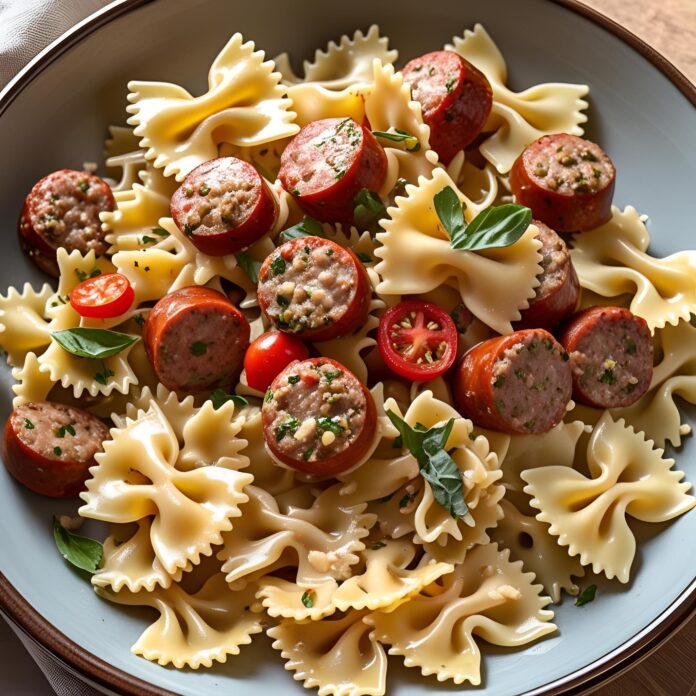 Italian Sausage with Bow Tie Pasta Recipe