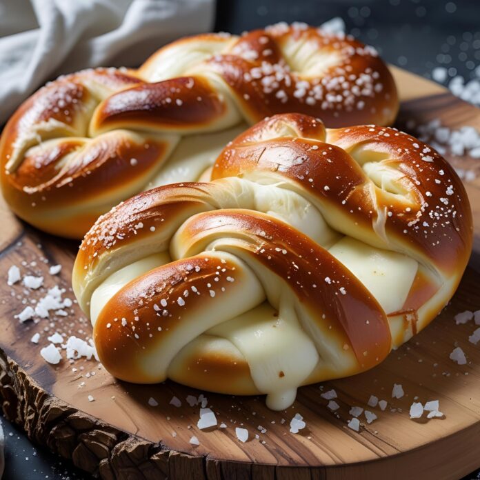Mozzarella Stuffed Soft Pretzels Recipe