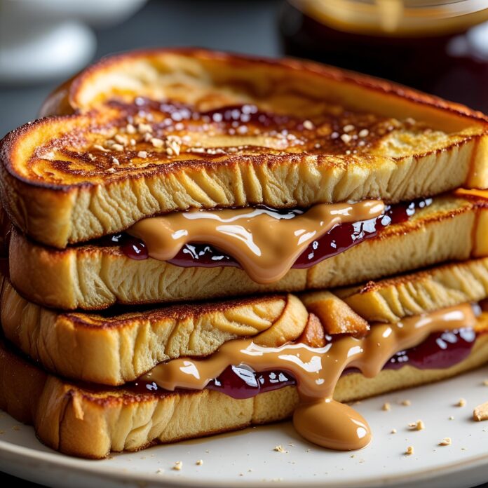 Peanut Butter Jelly Stuffed French Toast Recipe