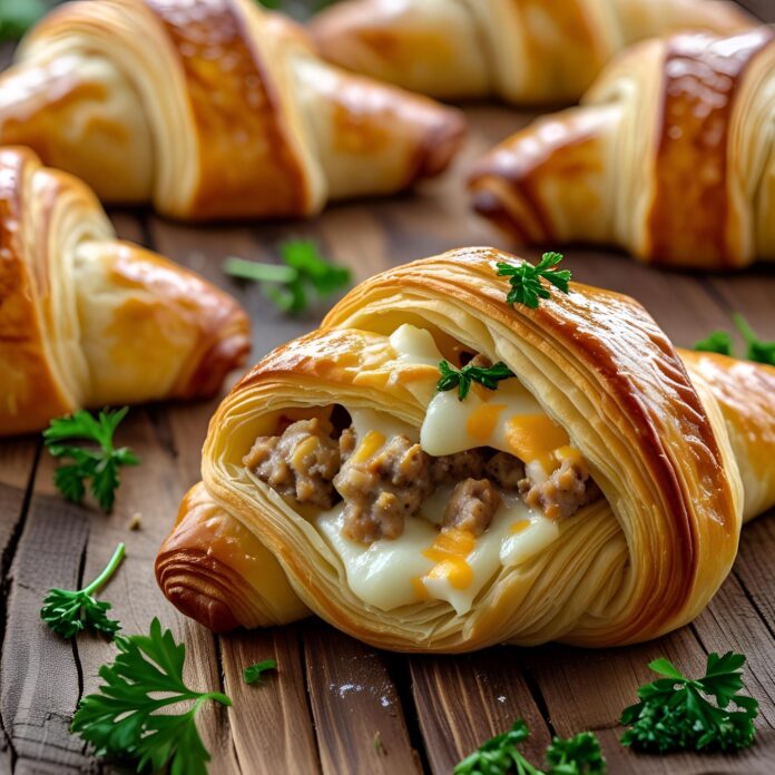 Sausage Cream Cheese Crescents Recipe