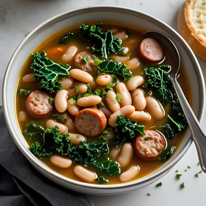 Sausage Kale White Bean Soup Recipe