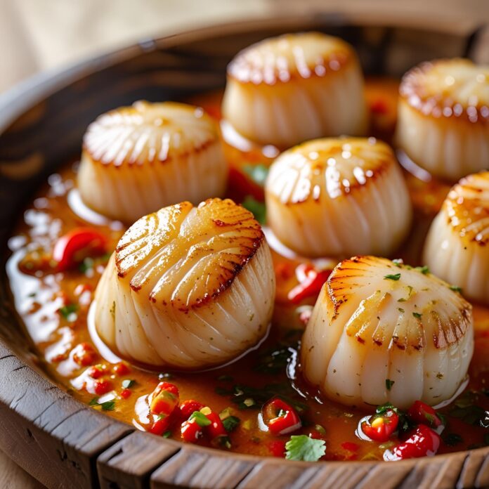 Seared Scallops with Spicy Cajun Recipe