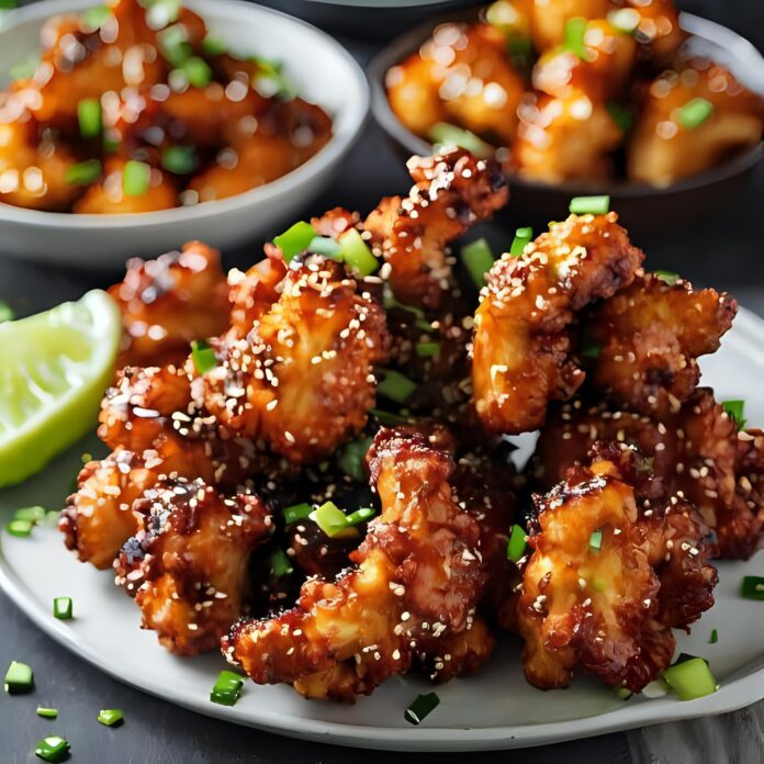 Sticky Sesame Cauliflower Wings Recipe