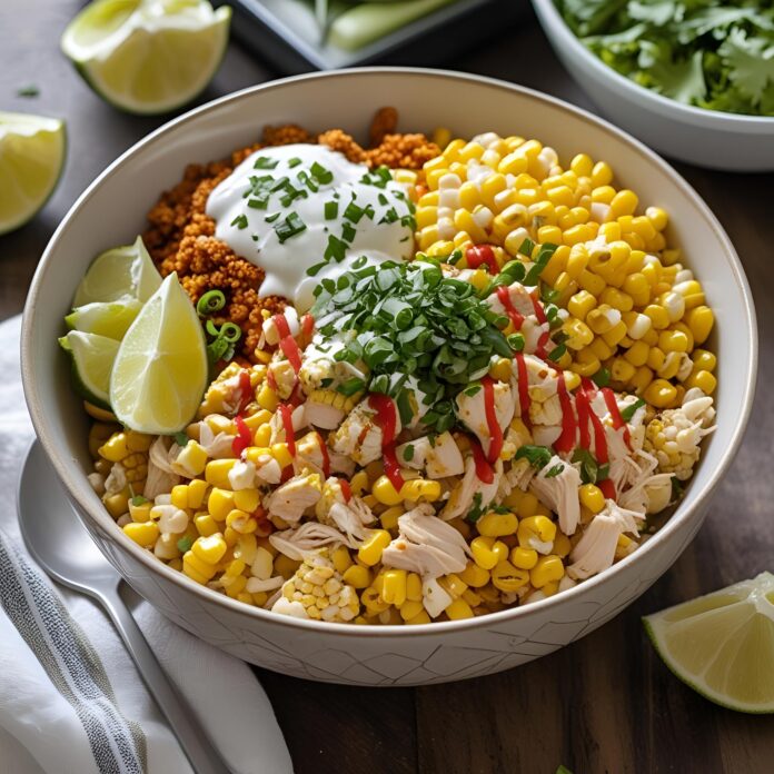 Street Corn Chicken Bowl Recipe